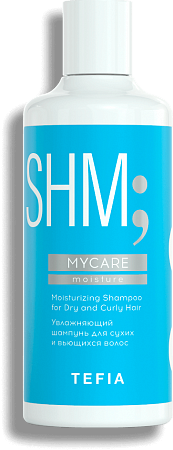 TEFIA | Увлажняющий шампунь для сухих и вьющихся волос в категории — Mycare, объем 300 мл. Moisturizing Shampoo for Dry and Curly Hair.